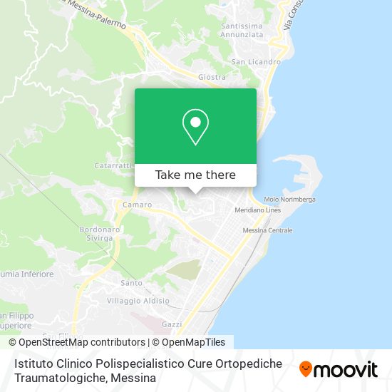 Istituto Clinico Polispecialistico Cure Ortopediche Traumatologiche map