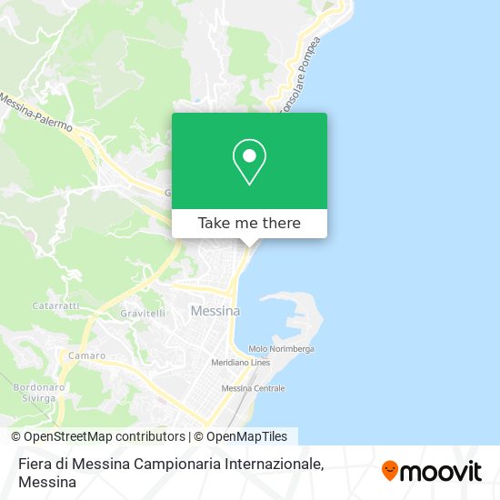 Fiera di Messina Campionaria Internazionale map