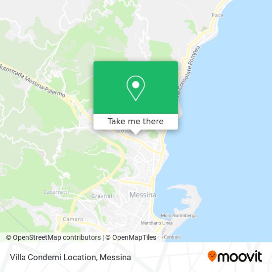 Villa Condemi Location map