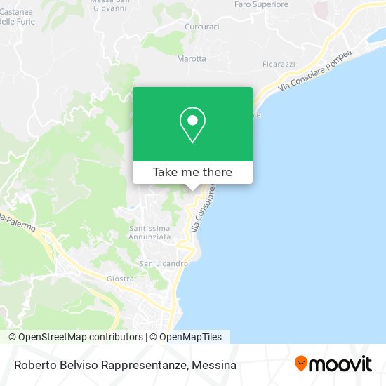 Roberto Belviso Rappresentanze map