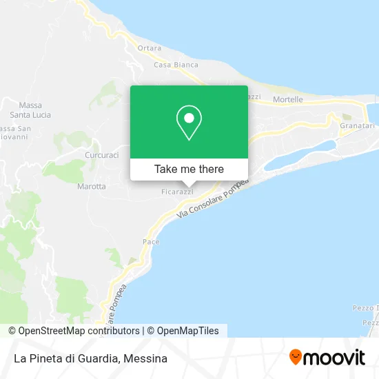 La Pineta di Guardia map