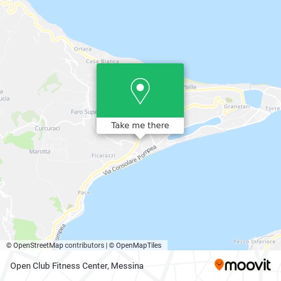 Open Club Fitness Center map