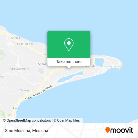 Siae Messina map