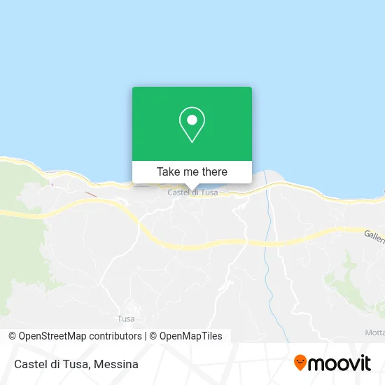 Castel di Tusa map