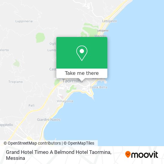 Grand Hotel Timeo A Belmond Hotel Taormina map