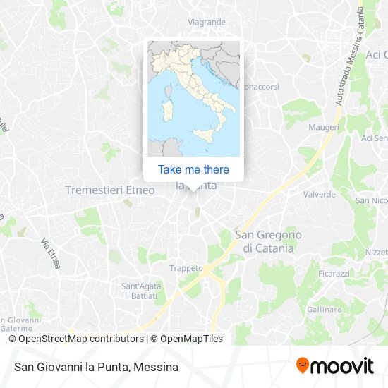 San Giovanni la Punta map