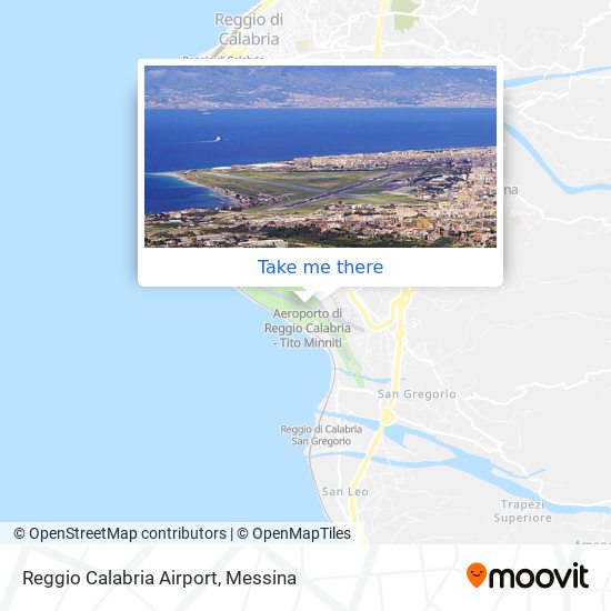 Reggio Calabria Airport map