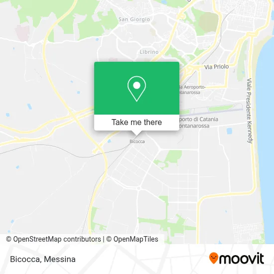 Bicocca map