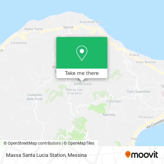 Massa Santa Lucia Station map