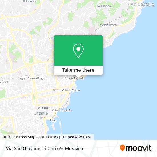 Via San Giovanni Li Cuti  69 map