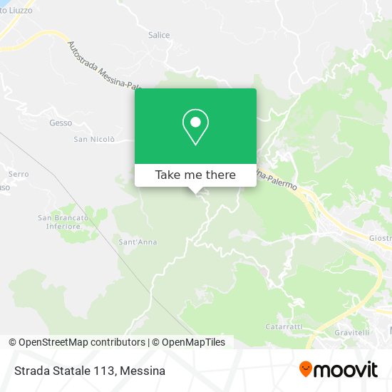 Strada Statale 113 map