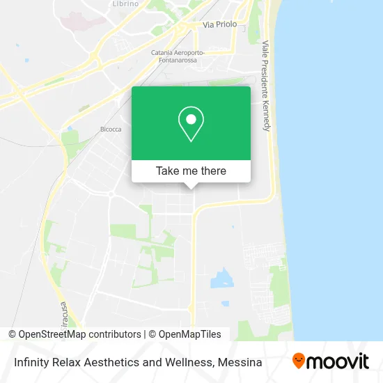 Infinity Relax Aesthetics and Wellness map