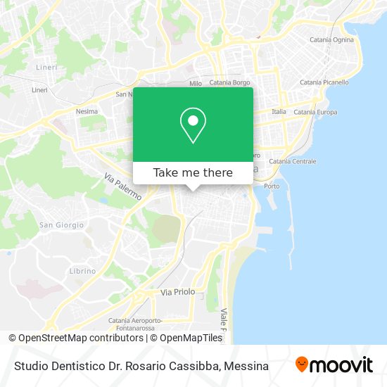 Studio Dentistico Dr. Rosario Cassibba map