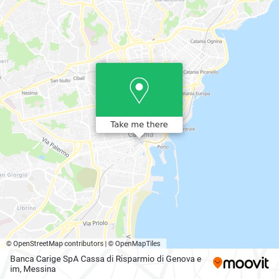 Banca Carige SpA Cassa di Risparmio di Genova e im map