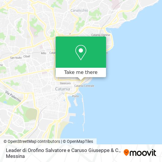 Leader di Orofino Salvatore e Caruso Giuseppe & C. map