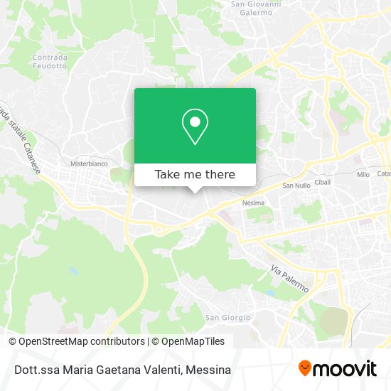 Dott.ssa Maria Gaetana Valenti map