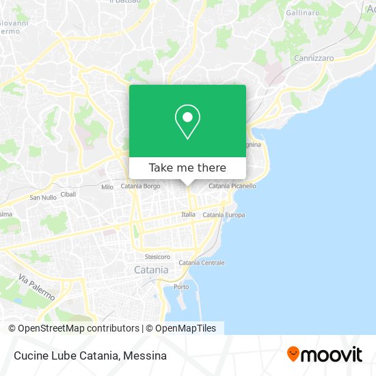 Cucine Lube Catania map