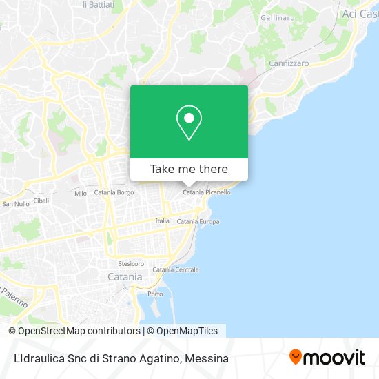 L'Idraulica Snc di Strano Agatino map