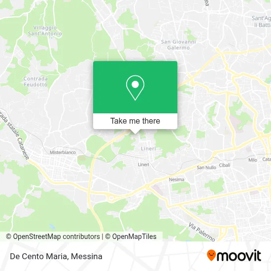De Cento Maria map