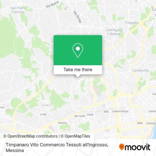 Timpanaro Vito Textile Wholesale Trade map