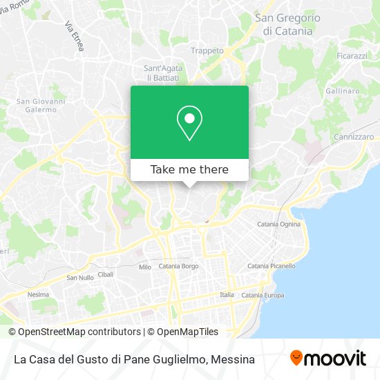 La Casa del Gusto di Pane Guglielmo map