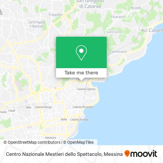 Centro Nazionale Mestieri dello Spettacolo map