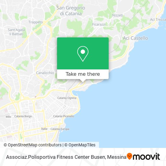 Associaz.Polisportiva Fitness Center Busen map
