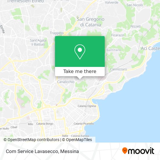 Com Service Lavasecco map