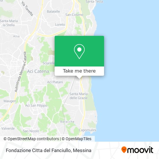 Fondazione Citta del Fanciullo map
