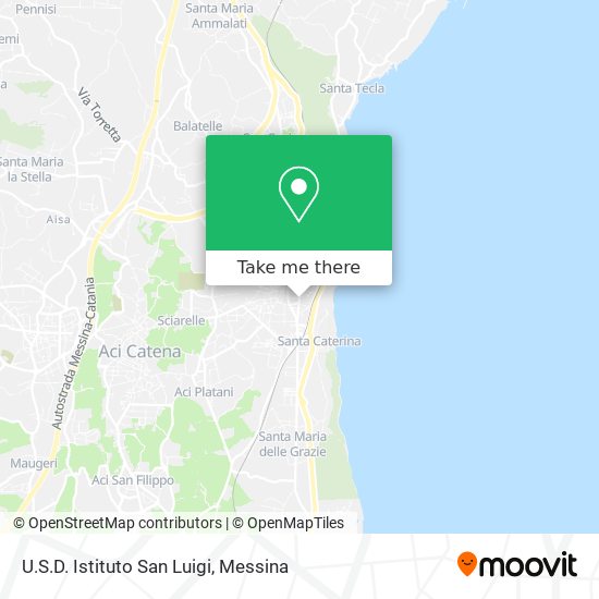U.S.D. Istituto San Luigi map
