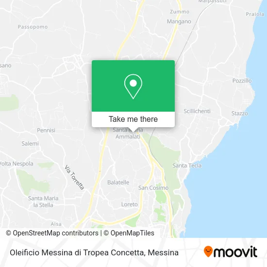 Oleificio Messina di Tropea Concetta map