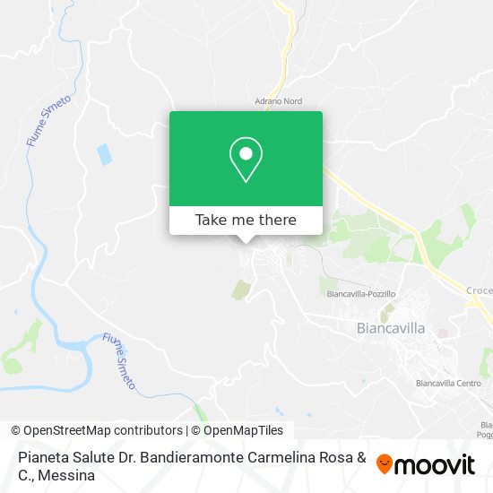 Pianeta Salute Dr. Bandieramonte Carmelina Rosa & C. map