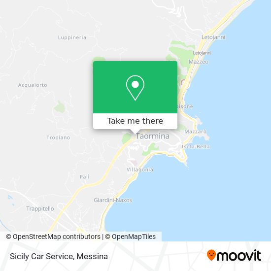 Sicily Car Service map