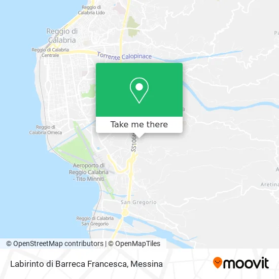 Labirinto di Barreca Francesca map