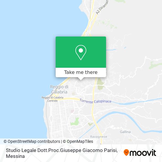 Studio Legale Dott.Proc.Giuseppe Giacomo Parisi map