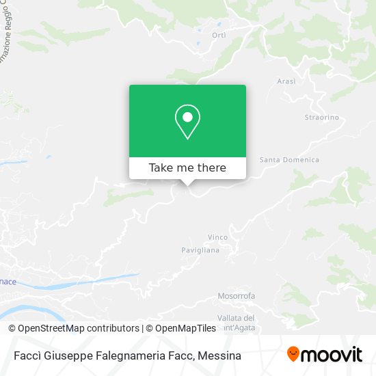 Faccì Giuseppe Falegnameria Facc map