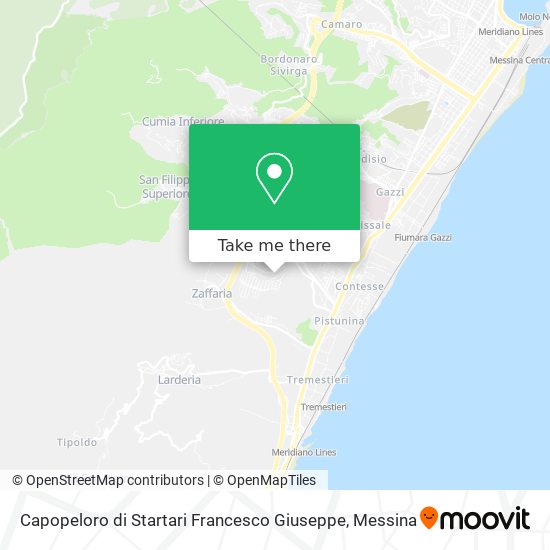 Capopeloro di Startari Francesco Giuseppe map