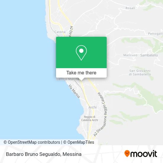 Barbaro Bruno Segualdo map