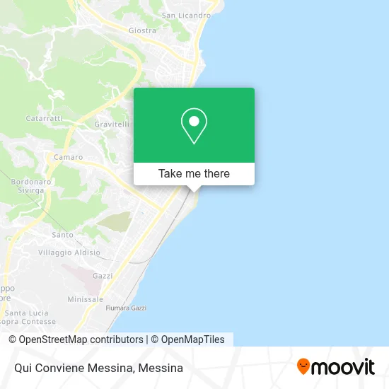 Qui Conviene Messina map