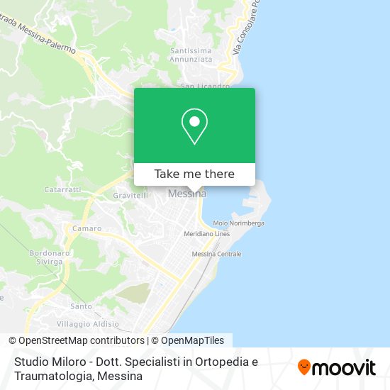 Studio Miloro - Dott. Specialisti in Ortopedia e Traumatologia map