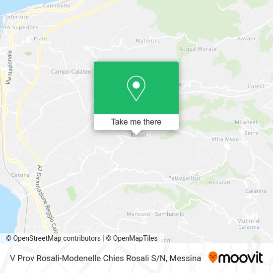 V Prov Rosali-Modenelle Churches Rosali S / N map