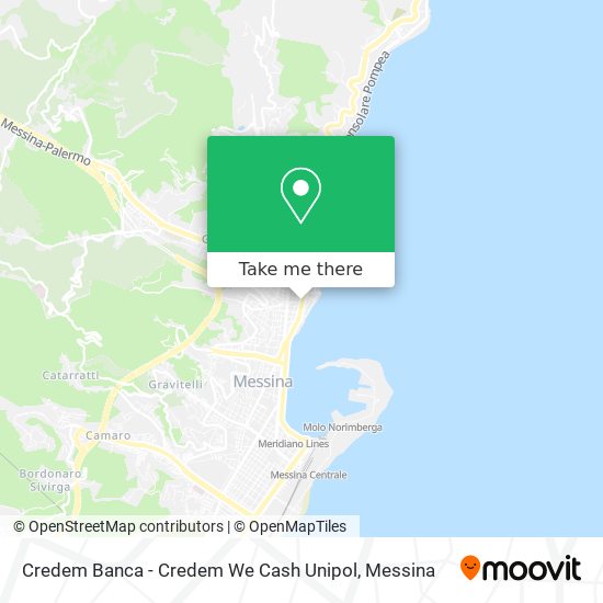 Credem Banca - Credem We Cash Unipol map