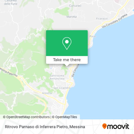 Ritrovo Parnaso di Inferrera Pietro map