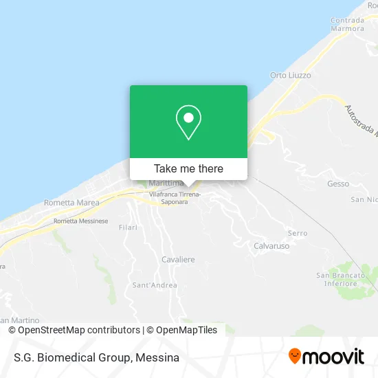 S.G. Biomedical Group map