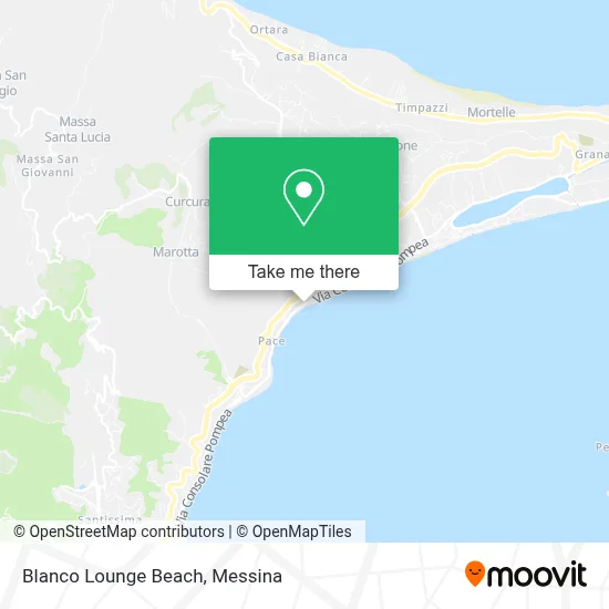 Blanco Lounge Beach map