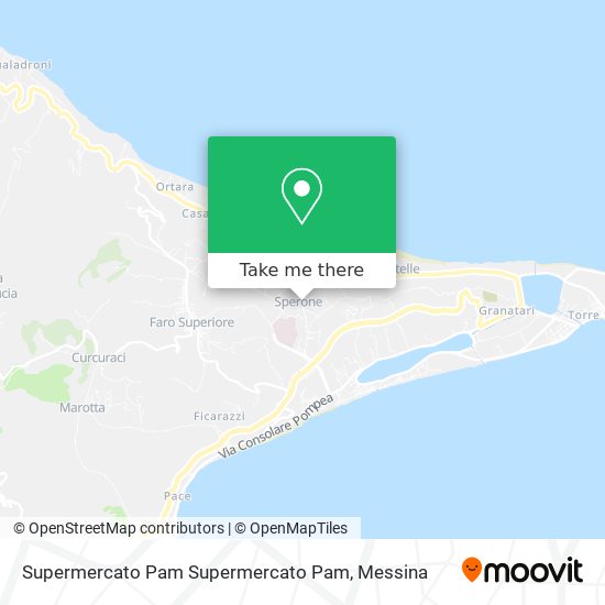 Supermercato Pam Supermercato Pam map