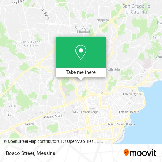 Bosco Street map