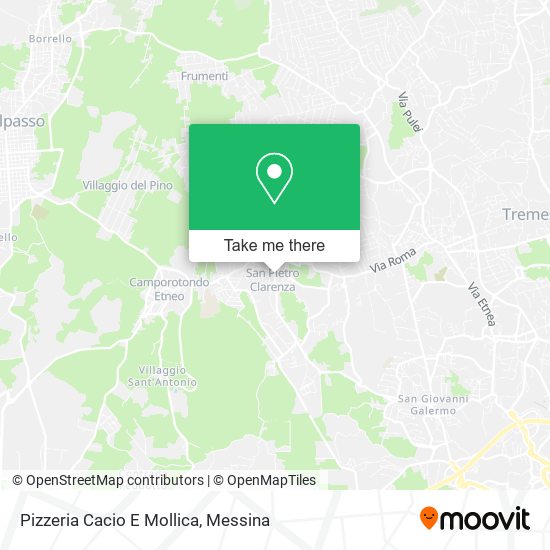 Pizzeria Cacio E Mollica map