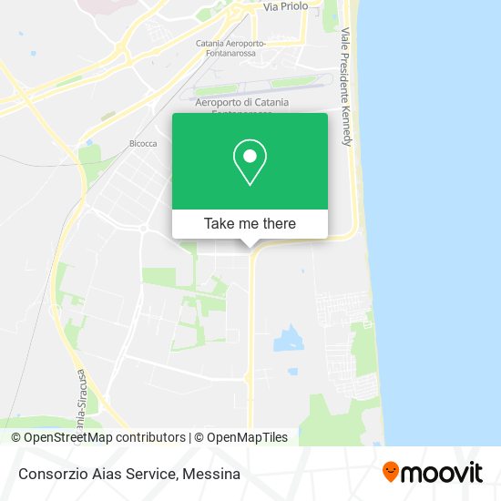 Consorzio Aias Service map