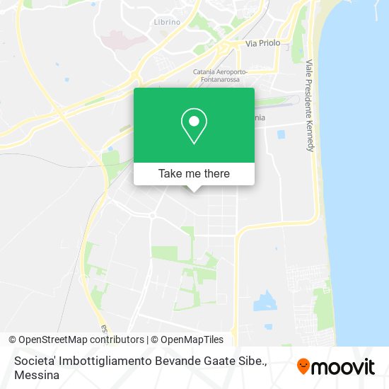 Societa' Imbottigliamento Bevande Gaate Sibe. map